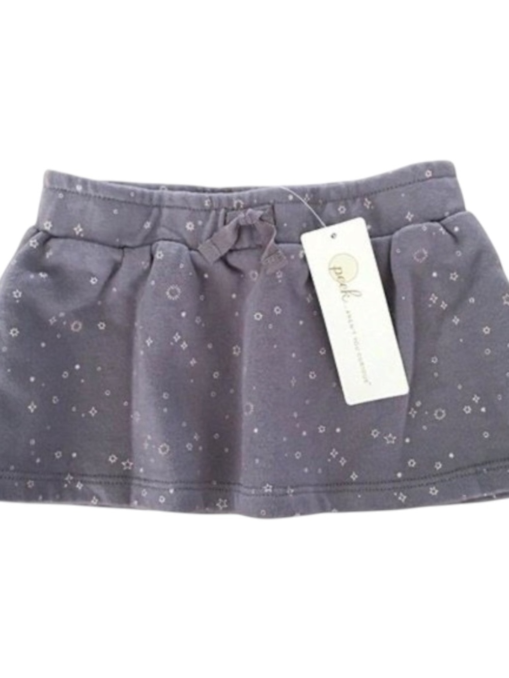 Peek Toddler Girls Star Print Skirt Purple/Gray Size 3T